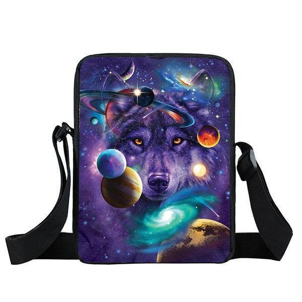  Wolf Shoulder Bag celestial universe | Wolf-Horde-celestial universe-