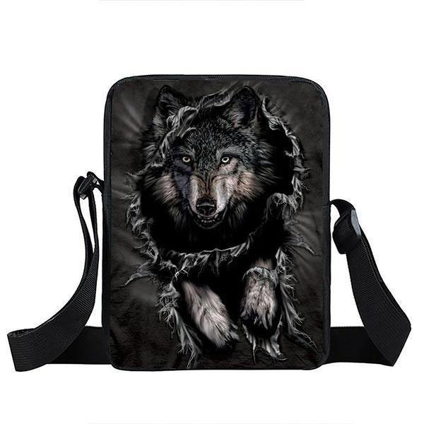  Wolf Shoulder Bag ferocious gray | Wolf-Horde-grey Wolf-