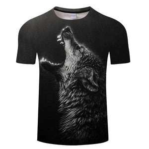 Wolf T Shirts For Men | Wolf-Horde S