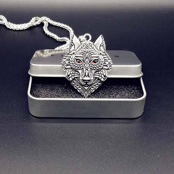 Wolf Totem Pendant | Wolf-Horde-Red-