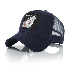 wolf trucker cap: casual look | Wolf-Horde-