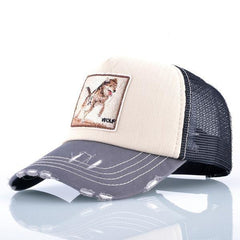 wolf trucker cap: casual look | Wolf-Horde-