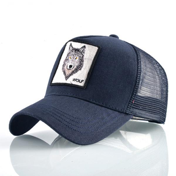 wolf trucker cap: casual look | Wolf-Horde-