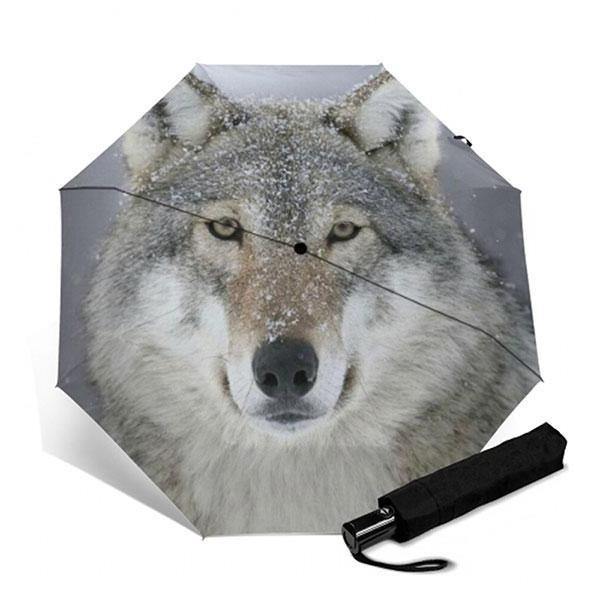 Wolf Umbrella Perceant | Wolf-Horde-Piercing gaze-