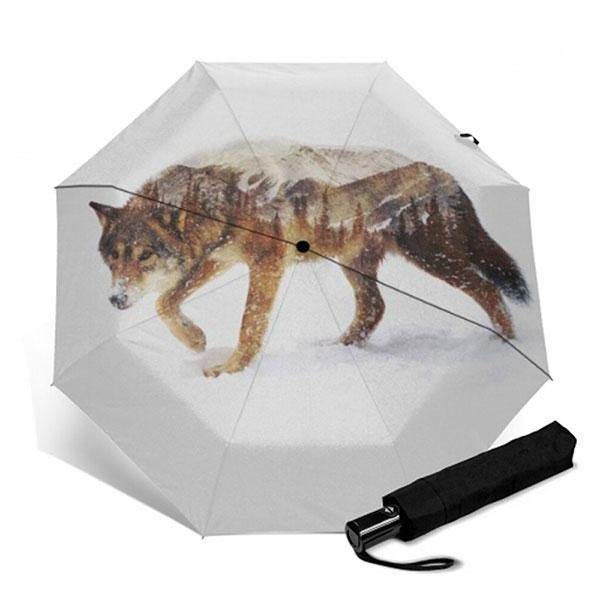 Wolf Umbrella winter walk | Wolf-Horde-winter Walk-