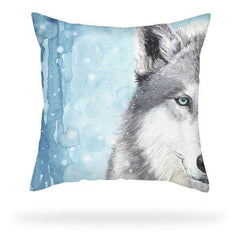 Wolf's head Pillow Case | Wolf-Horde-45cmX45cm-